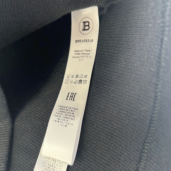 BALMAIN**Black Racerback Tank Top***Small ***$345 - Picture 5 of 6